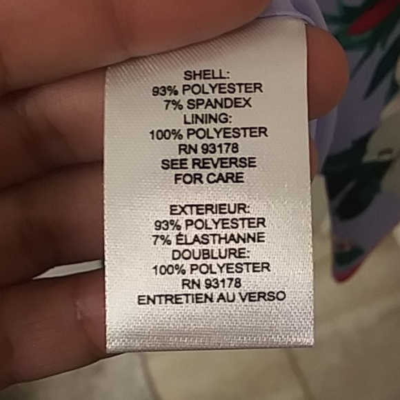 Blue Floral Tahari Jacket - Picture 6 of 7